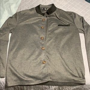 Chinese/Korean Blazer with an Asian style Collar